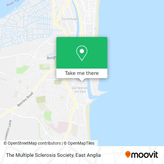 The Multiple Sclerosis Society map