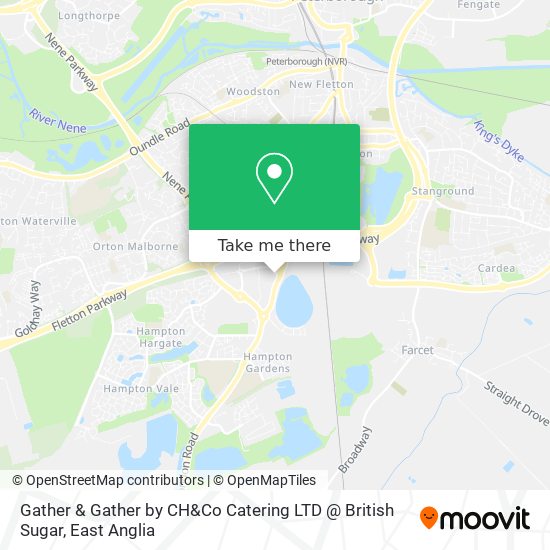 Gather & Gather by CH&Co Catering LTD @ British Sugar map