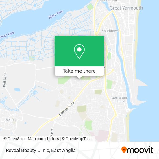 Reveal Beauty Clinic map