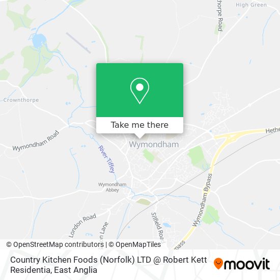 Country Kitchen Foods (Norfolk) LTD @ Robert Kett Residentia map