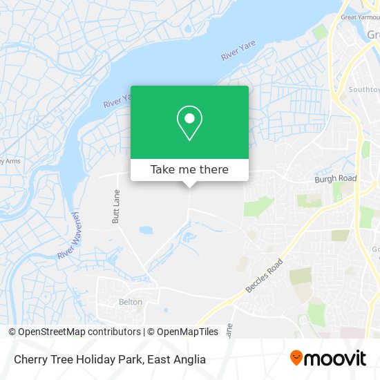 Cherry Tree Holiday Park map
