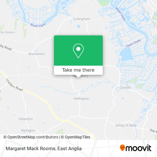 Margaret Mack Rooms map