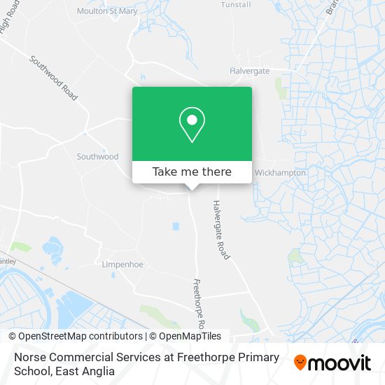 Norse Commercial Services at Freethorpe Primary School map