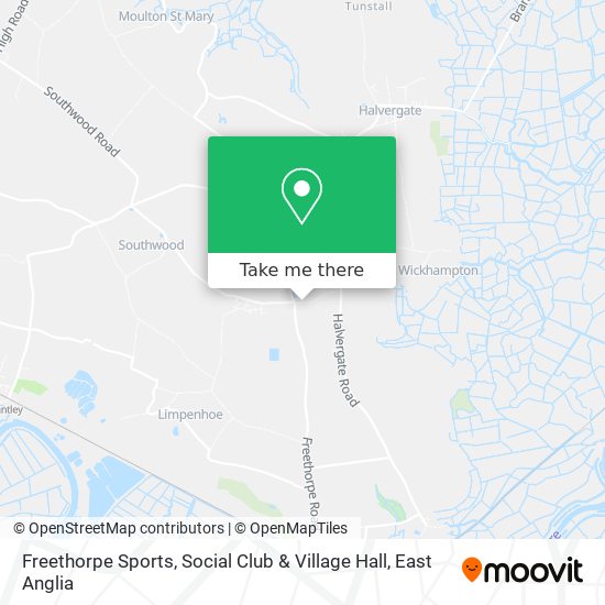 Freethorpe Sports, Social Club & Village Hall map