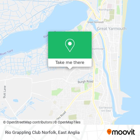 Rio Grappling Club Norfolk map
