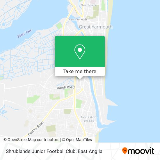 Shrublands Junior Football Club map