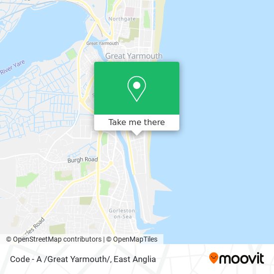 Code - A /Great Yarmouth/ map