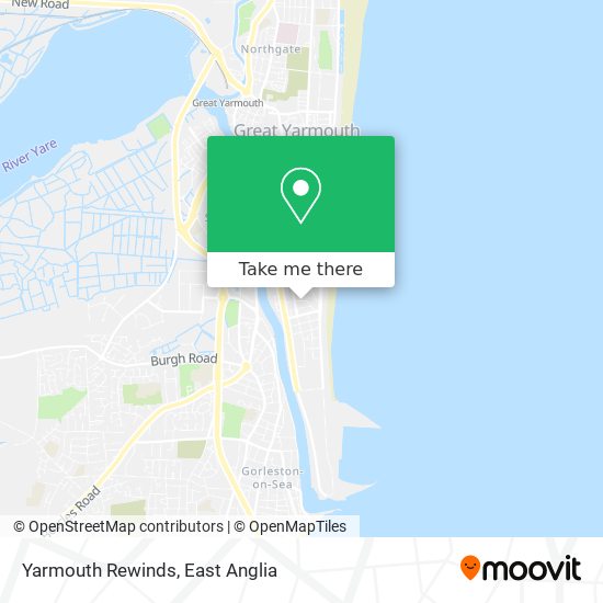 Yarmouth Rewinds map