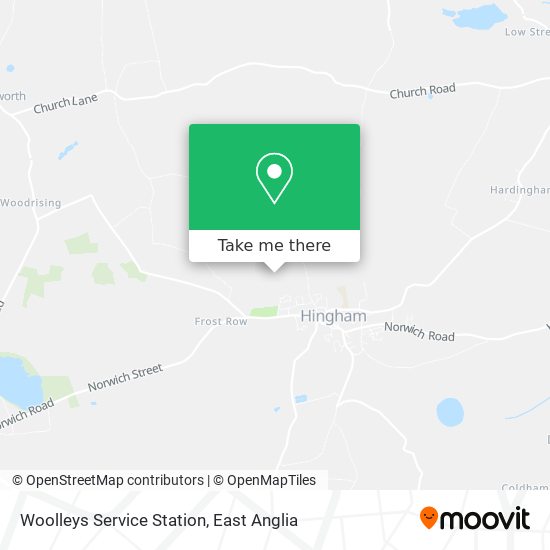 Woolleys Service Station map