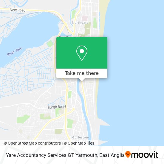 Yare Accountancy Services GT Yarmouth map