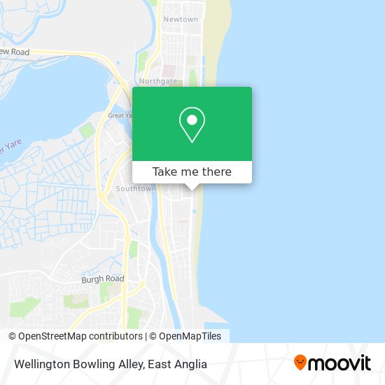 Wellington Bowling Alley map