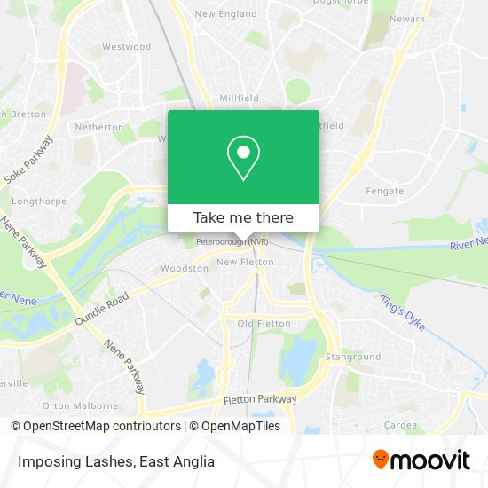 Imposing Lashes map