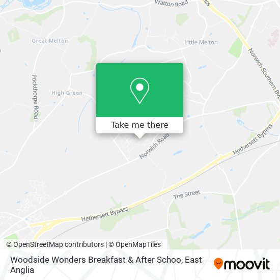 Woodside Wonders Breakfast & After Schoo map