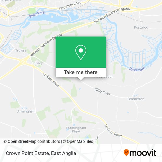 Crown Point Estate map