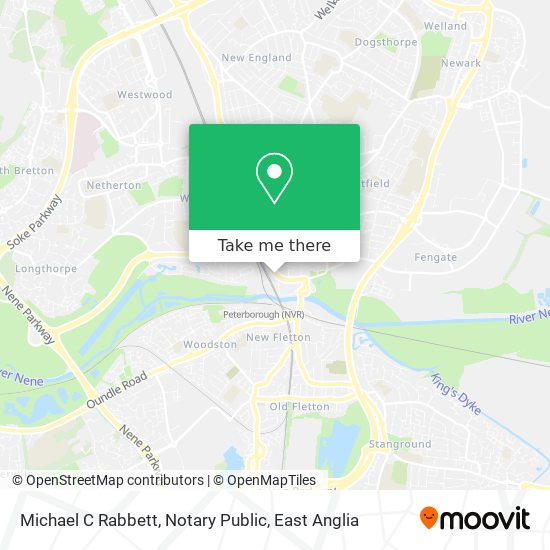 Michael C Rabbett, Notary Public map
