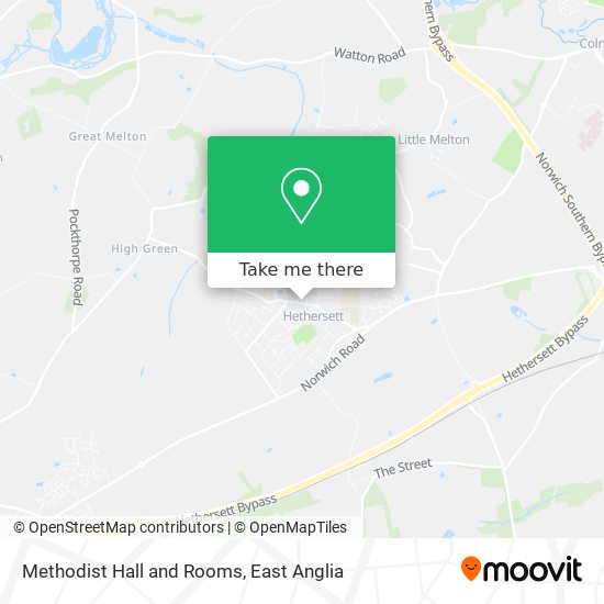 Methodist Hall and Rooms map
