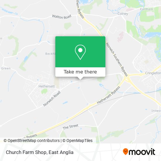 Church Farm Shop map