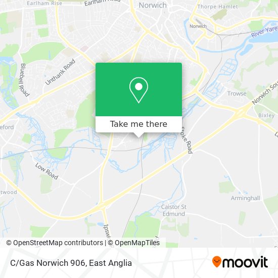 C/Gas Norwich 906 map