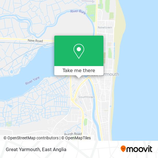 Great Yarmouth map
