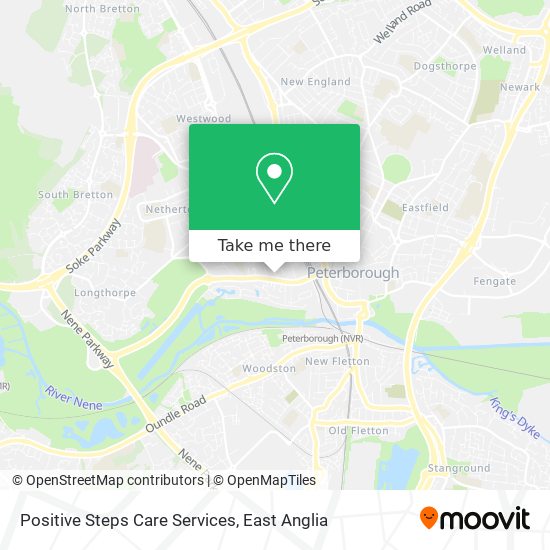 Positive Steps Care Services map