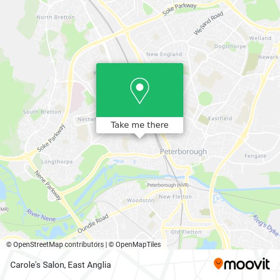 Carole's Salon map