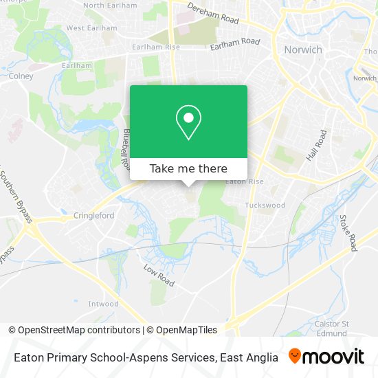 Eaton Primary School-Aspens Services map