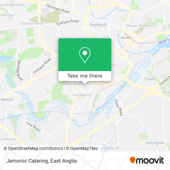 Jamoroc Catering map