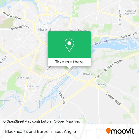 Blackhearts and Barbells map