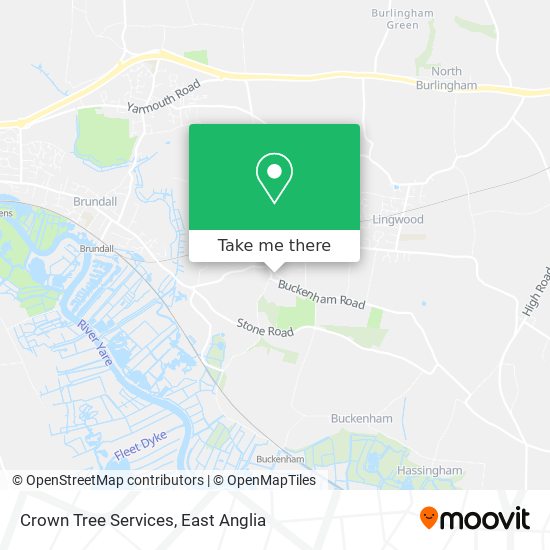 Crown Tree Services map
