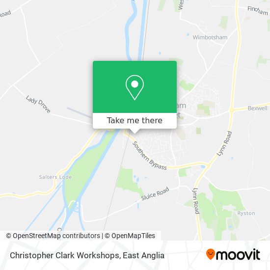 Christopher Clark Workshops map