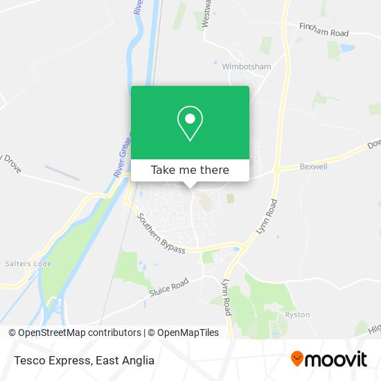 Tesco Express map