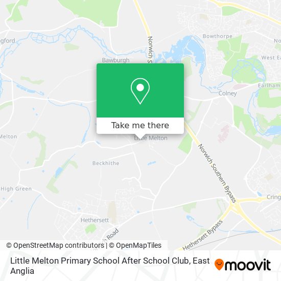Little Melton Primary School After School Club map