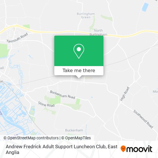 Andrew Fredrick Adult Support Luncheon Club map