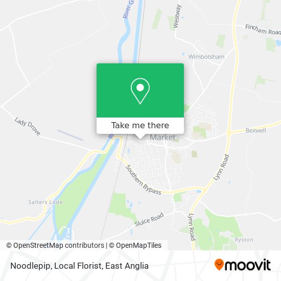 Noodlepip, Local Florist map