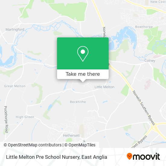 Little Melton Pre School Nursery map