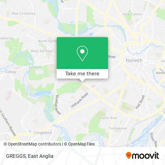 GREGGS map