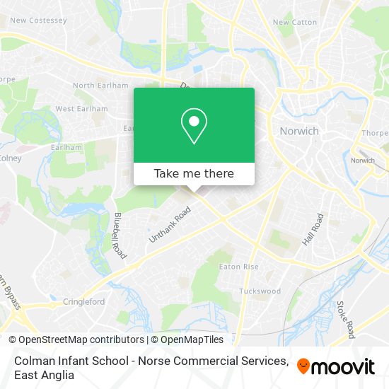 Colman Infant School - Norse Commercial Services map