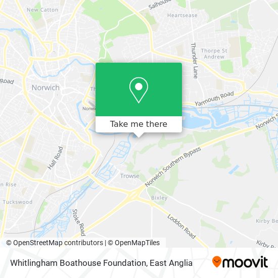 Whitlingham Boathouse Foundation map