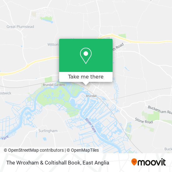 The Wroxham & Coltishall Book map