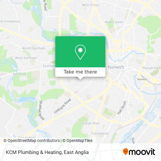 KCM Plumbing & Heating map