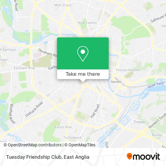 Tuesday Friendship Club map