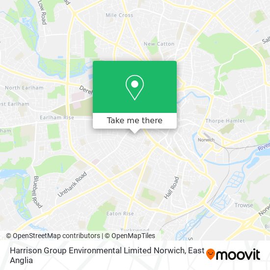 Harrison Group Environmental Limited Norwich map
