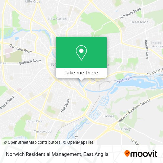 Norwich Residential Management map