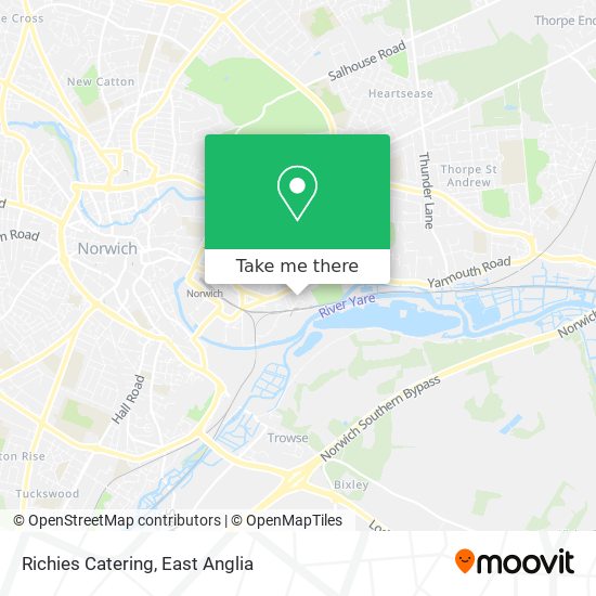 Richies Catering map