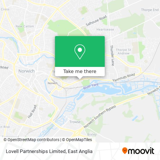 Lovell Partnerships Limited map