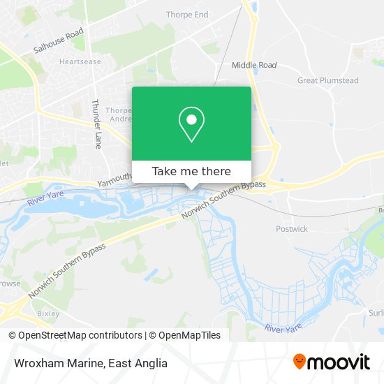 Wroxham Marine map