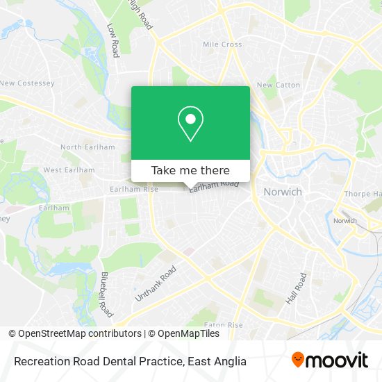 Recreation Road Dental Practice map