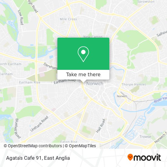 Agata's Cafe 91 map