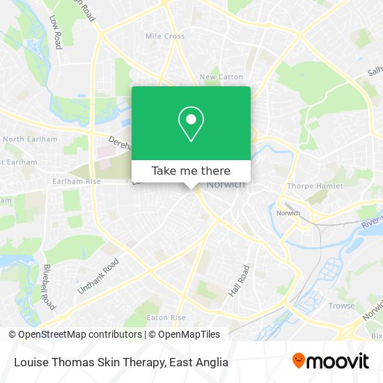 Louise Thomas Skin Therapy map