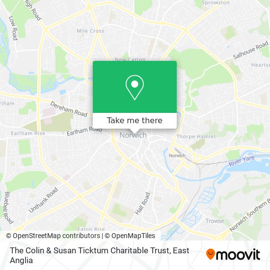 The Colin & Susan Ticktum Charitable Trust map